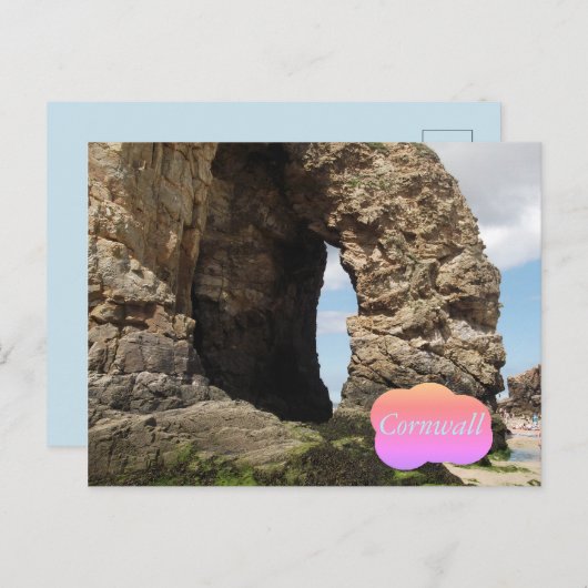 Parranporth, Cornwall Postkarte (Vorne/Hinten)