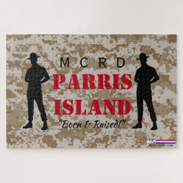 Parris Insel "geboren u. angehoben!" Puzzlespiel Puzzle