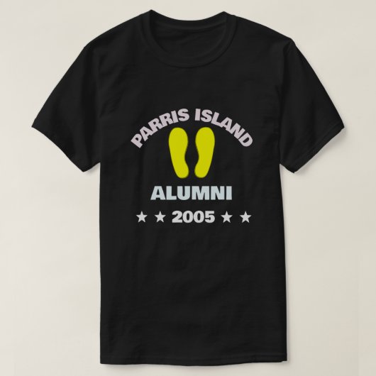 PARRIS ISLAND ALUMNI 05 T-Shirt (Design vorne)