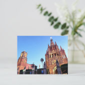 Parroquia de San Miguel Arcangel auf der Postkarte (Stehend Vorderseite)