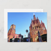 Parroquia de San Miguel Arcangel auf der Postkarte (Vorne/Hinten)