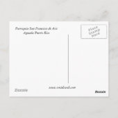 Parroquia San Francisco de Asis Postkarte (Rückseite)