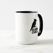 Parrot Alarm Clock Funny Pet Owner Mug Tasse (VorderseiteRechts)