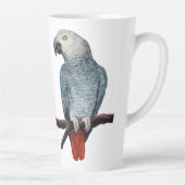 Parrot Art Tasse Afrikanisches graues Kaffeekuchen (Rechts)