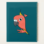 Parrot ASL I Liebe You - Deaf Culture Design Planer (Rückseite)