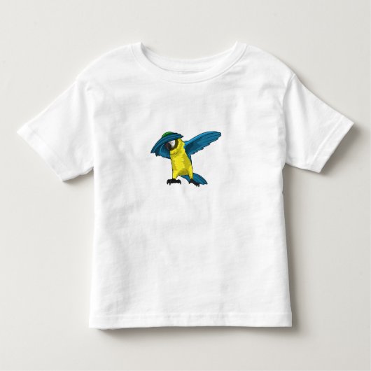 Parrot at Hip Hop Dance Dab Kleinkind T-shirt (Vorderseite)