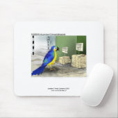 Parrot Badezimmer Fixierung Maus Pad Mousepad (Mit Mouse)