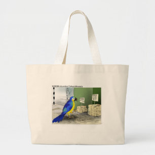 Parrot Badezimmer Fixtures Funny Cartoon Geschenke Jumbo Stoffbeutel