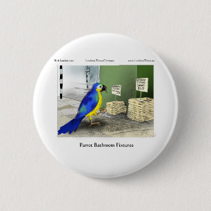 Parrot Badezimmer Fixtures T-Shirts Tasse Karten G Button