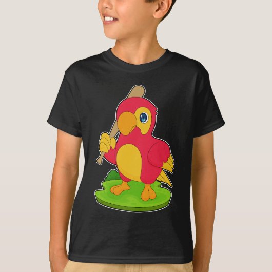 Parrot Baseball T-Shirt (Vorderseite)
