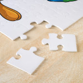 Parrot bei Musik mit Maracas Puzzle (Seite)