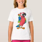 Parrot bei Musik mit Maracas T-Shirt (Vorderseite)