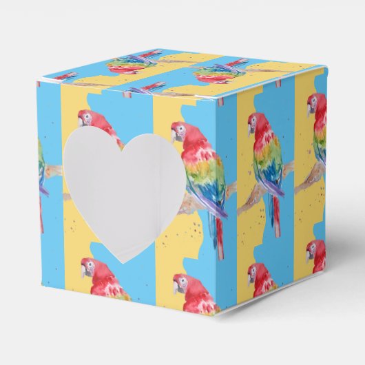 Parrot Bird Kinder Boys Birthday Cake Fevor Box Geschenkschachtel (Vorderseite)