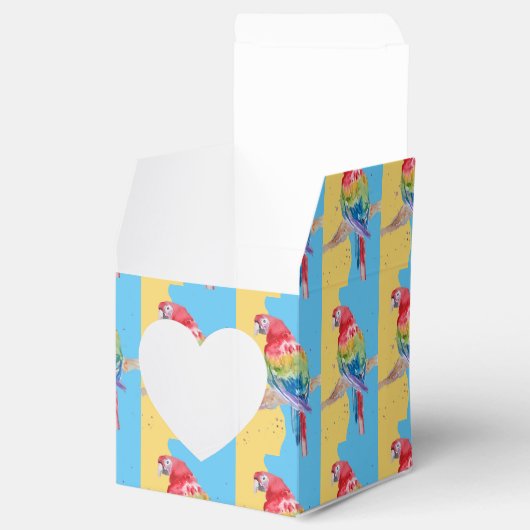 Parrot Bird Kinder Boys Birthday Cake Fevor Box Geschenkschachtel (Geöffnet)