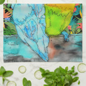 Parrot Bird Lover Küchentücher (Gefaltet)