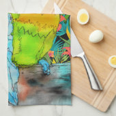 Parrot Bird Lover Küchentücher (Viertel Falte)