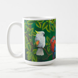 Parrot Bird Lovers Jungle Tropical Themed XL Tasse