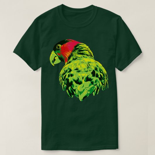 Parrot Bird Novel Design For Wildlife, Nature Love T-Shirt (Design vorne)