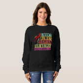 parrot bird  quote dad mom 3 sweatshirt (Vorne ganz)