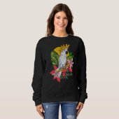 Parrot Bird Watcher Vogelbeobachter Tropischer Coc Sweatshirt (Vorne ganz)