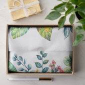 Parrot Botanische Aquarellkunst Seidenpapier (Geschenk)