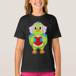 Parrot Bride Heart Wedding T-Shirt