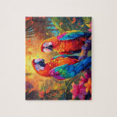Parrot Cartoon Jigsaw Puzzle (Vertikal)