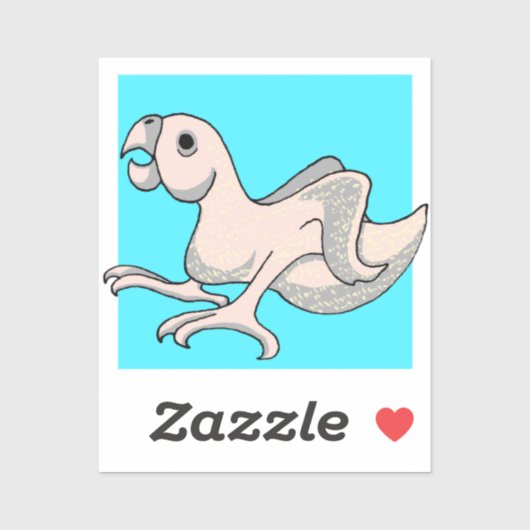 Parrot Chick Sticker (Blatt)