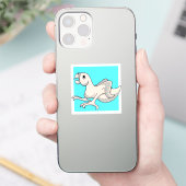 Parrot Chick Sticker (Telefon)
