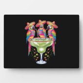Parrot Cinco De Mayo Funny Drinks Mexican Fiesta Fotoplatte (Vorderseite)