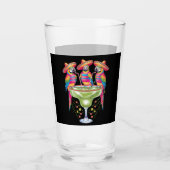 Parrot Cinco De Mayo Funny Drinks Mexican Fiesta Glas (Vorderseite)