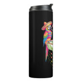 Parrot Cinco De Mayo Funny Drinks Mexican Fiesta Thermosbecher (Nach links gedreht)