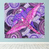 Parrot Clarity Leinwanddruck (Insitu (Holzboden))
