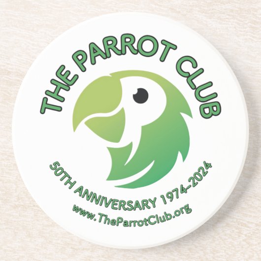 Parrot Club 50 Jahre Sandstone Untersetzer (Vorne)