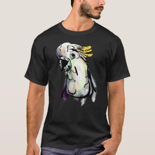 Parrot Cockatoo Aquarellmalerei T - Shirt