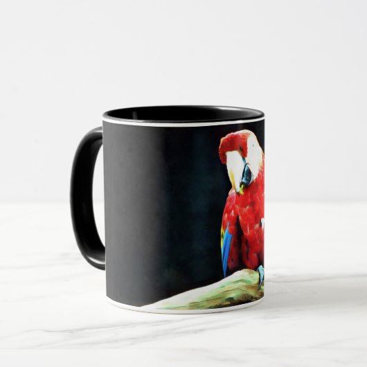 Parrot Coffee Mugs Tasse (Vorderseite Links)
