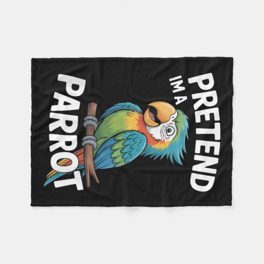 Parrot Costume Fleecedecke (Vorderseite (Horizontal))