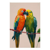 parrot couple poster (Vorderseite)