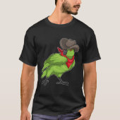 Parrot Cowboy Cowboy hat T-Shirt (Vorderseite)