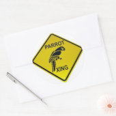 Parrot Crossing Autoaufkleber Runder Aufkleber (Umschlag)