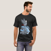 Parrot & Dragon Reflection I African Gray T-Shirt (Vorne ganz)