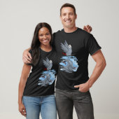 Parrot & Dragon Reflection I African Gray T-Shirt (Unisex)