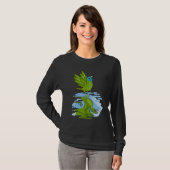 Parrot & Dragon Reflection I Blue Crowned Conture T-Shirt (Vorne ganz)