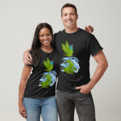 Parrot & Dragon Reflection I Blue Crowned Conture T-Shirt (Unisex)