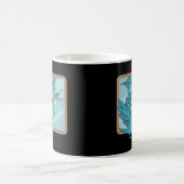 Parrot & Dragon Reflection I Blue Monte Parakeet Q Kaffeetasse (Mittel)