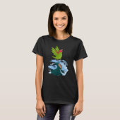 Parrot & Dragon Reflection I Cherry Kopfende Const T-Shirt (Vorne ganz)