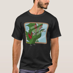 Parrot & Dragon Reflection I Hahns Macaw 1 T-Shirt