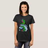 Parrot & Dragon Reflektion I Männlicher Eclectus T-Shirt (Vorne ganz)