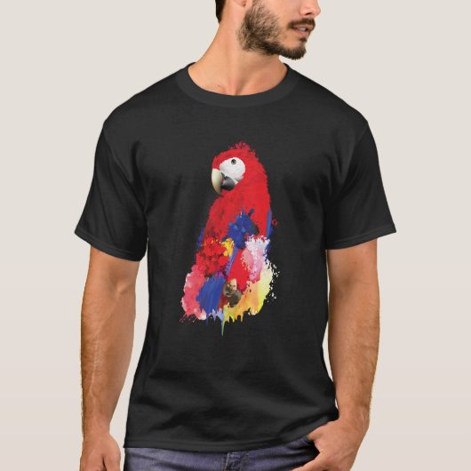 Parrot Exotic Bird Zoo Animal Budgerigar Budgie Or T-Shirt (Vorderseite)