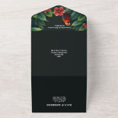 Parrot exotische Dschungelvogel des Paradieses Hoc All In One Einladung (Außenbereich)